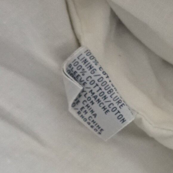 Vintage Club International Blue Red Cotton Lined Zip Up Nautical Jacket Medium - Picture 10 of 11